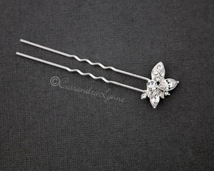 Wedding Hair Pin with Elegant Marquise Jewels - Cassandra Lynne