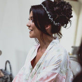 Wedding Hair Vine Headband of Freshwater Pearls and Rhinestones - Hair Vine - Cassandra Lynne