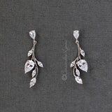 Wedding Necklace and Earrings of Marquise CZ Vines - Necklace Set - Cassandra Lynne